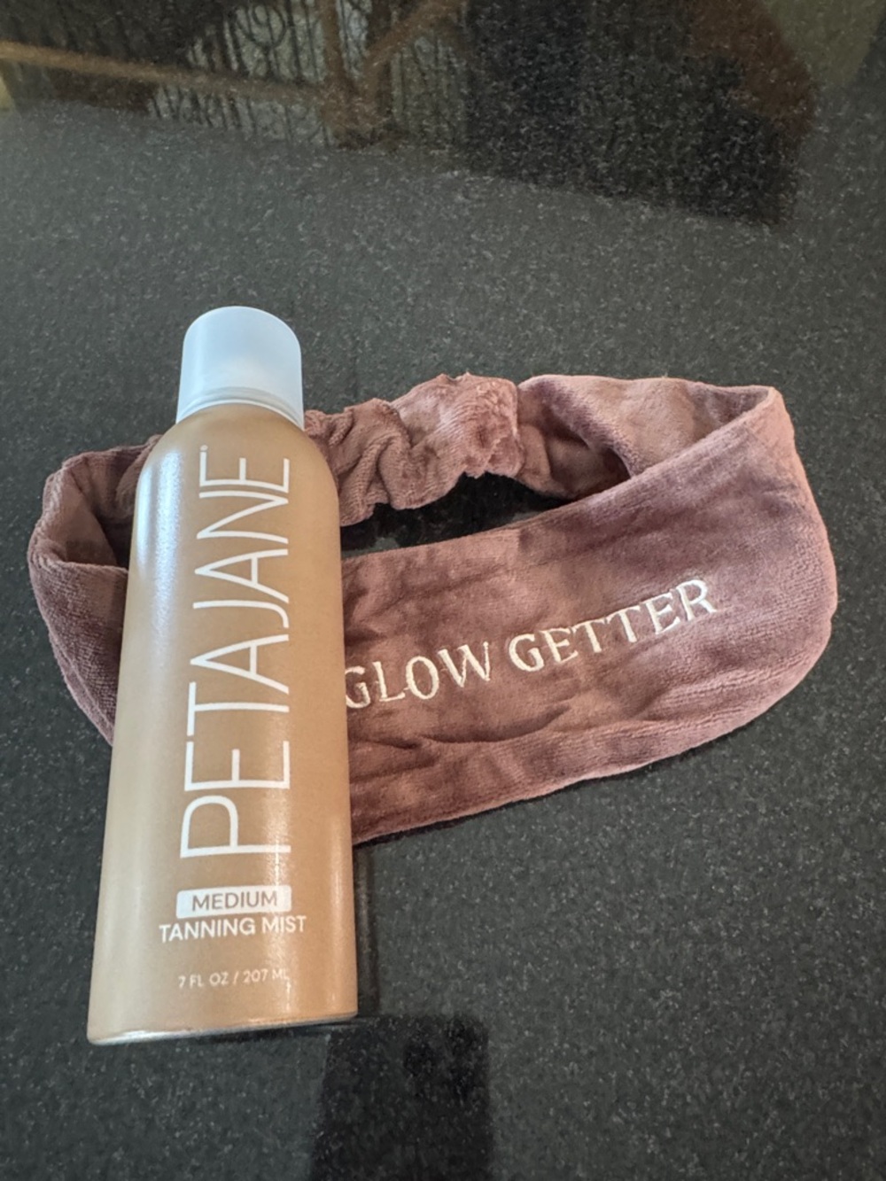 PETAJANE Medium Tanning Mist + 'Glow Getter' ➕ Velvet Headband - Brown - Picture 2 of 5